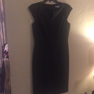 Black Cap Sleeve Dress